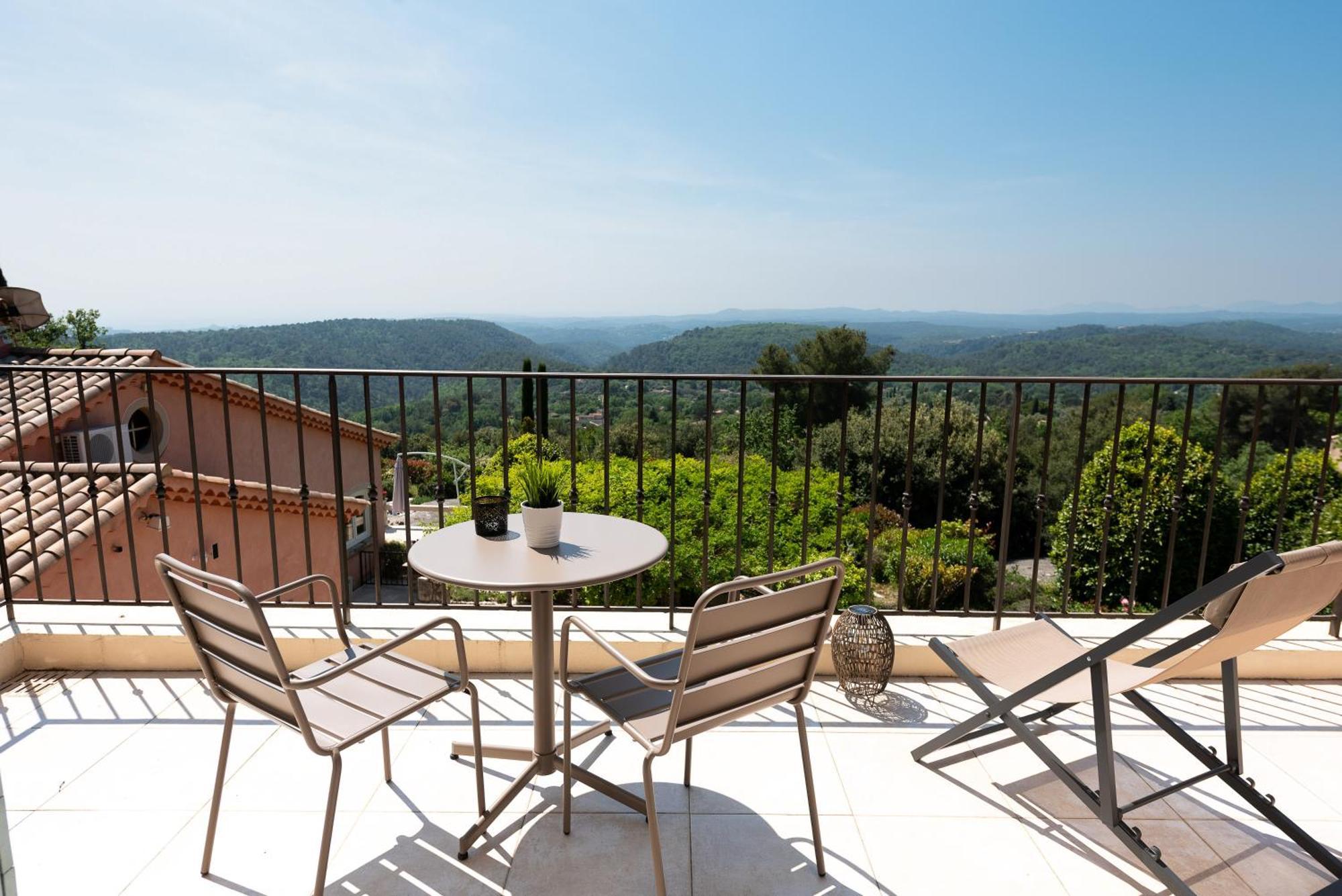 Appartement Terre d'Orizon à Tourrettes-sur-Loup Chambre photo
